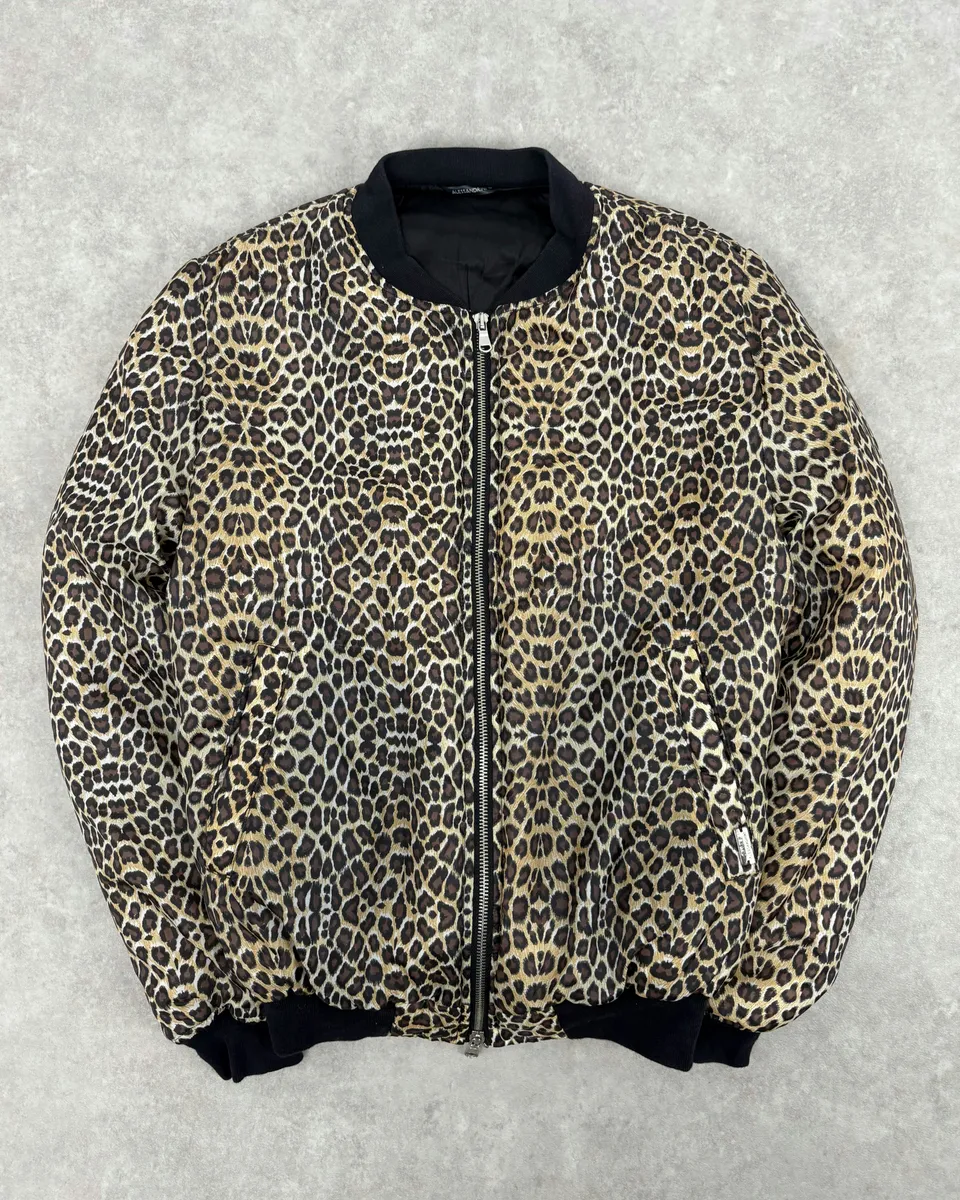 Daniele Alessandrini Leopard Bomber Jacket