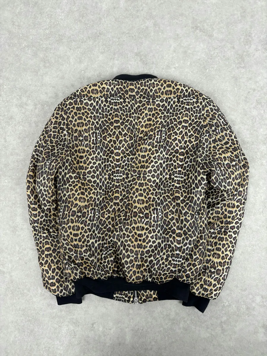 Daniele Alessandrini Leopard Bomber Jacket - Image 2