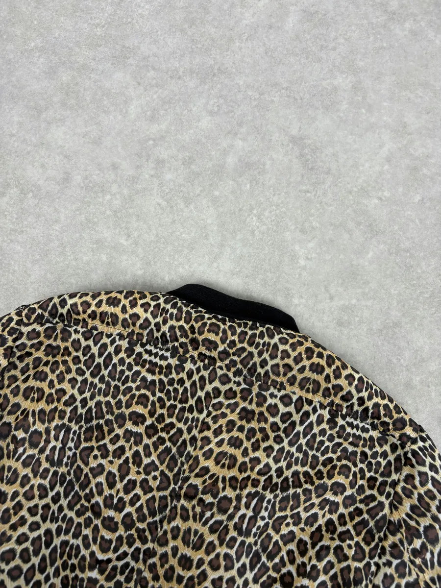 Daniele Alessandrini Leopard Bomber Jacket - Image 3