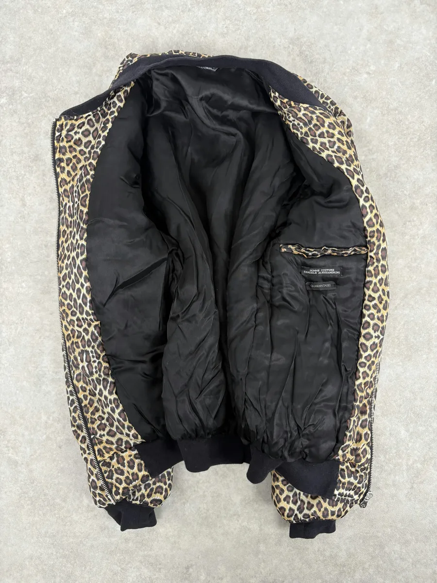 Daniele Alessandrini Leopard Bomber Jacket - Image 4