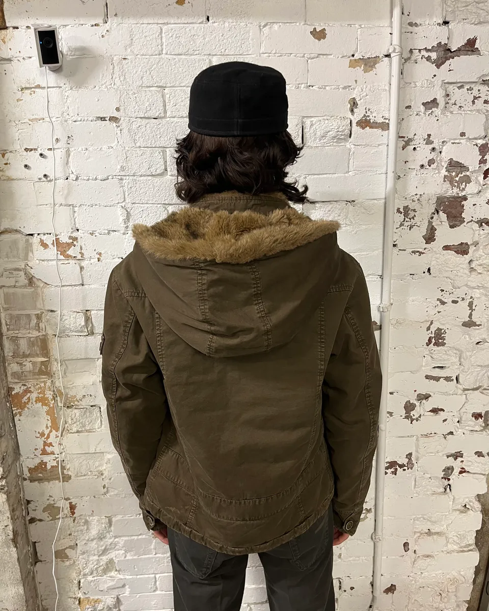 Daniele Alessandrini Military Multi-Pocket Khaki Jacket - Image 4