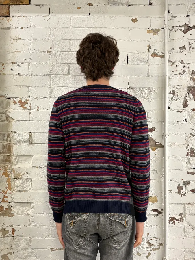 Daniele Alessandrini Multicolor Geometrical Sweater - Image 3