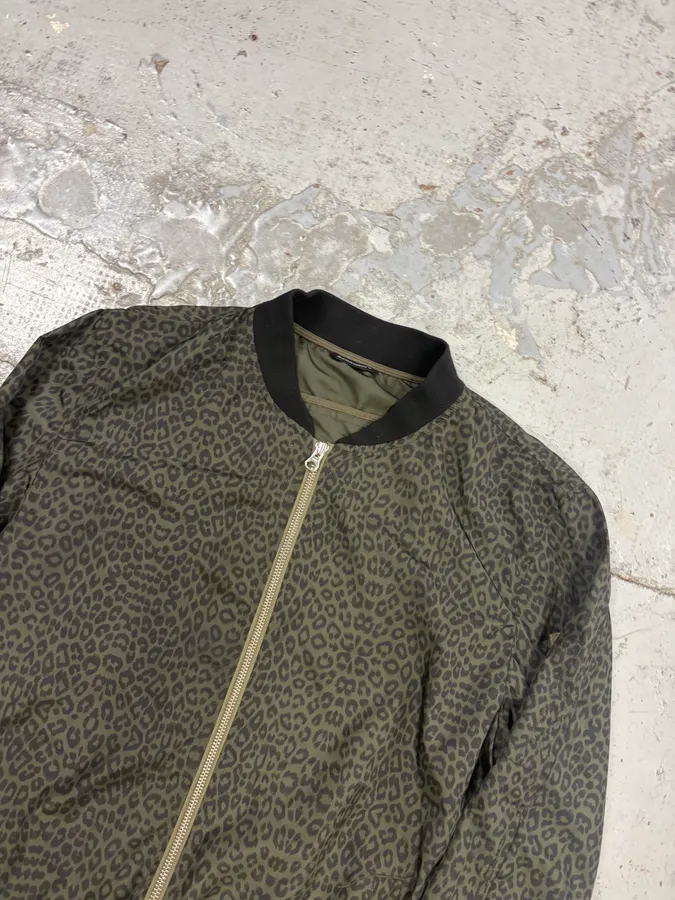 Daniele Alessandrini Nylon Leopard Print Light Jacket - Image 4