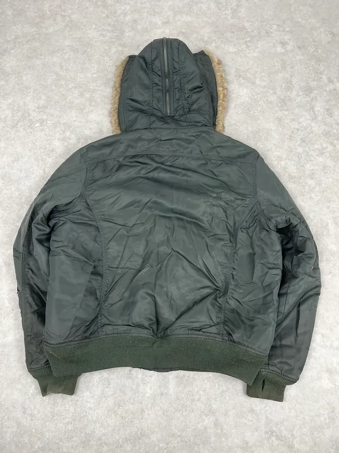 Diesel Aviator Khaki M-1 Bomber Jacket - Image 8
