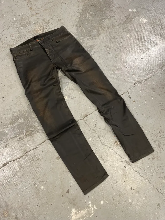 Diesel Black Gold Selvedge Slim Coated Denim - Image 4