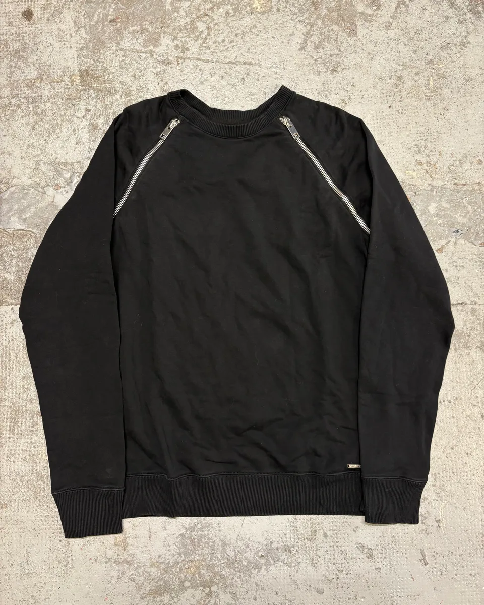 Diesel Black Multi Zips Sweater - Image 3
