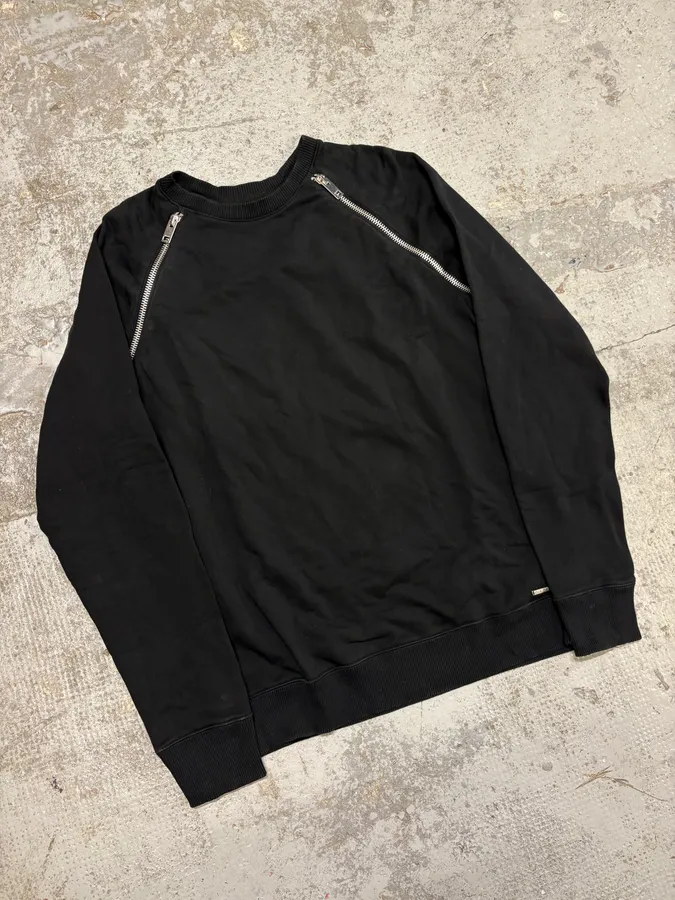 Diesel Black Multi Zips Sweater - Image 5