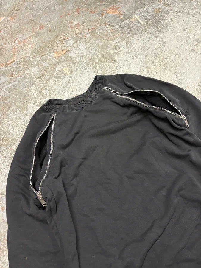 Diesel Black Multi Zips Sweater - Image 7