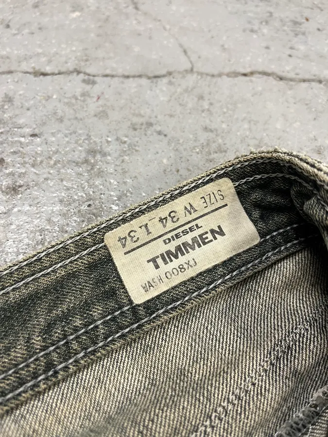 Diesel Blue Faded Rebel Denim Jeans - Image 13