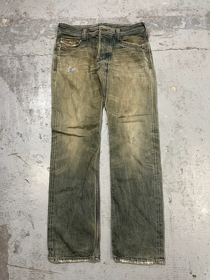 Diesel Blue Faded Rebel Denim Jeans - Image 5