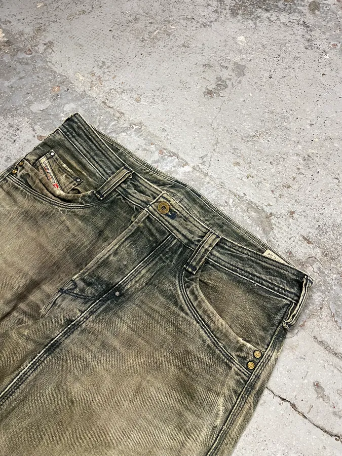 Diesel Blue Faded Rebel Denim Jeans - Image 6