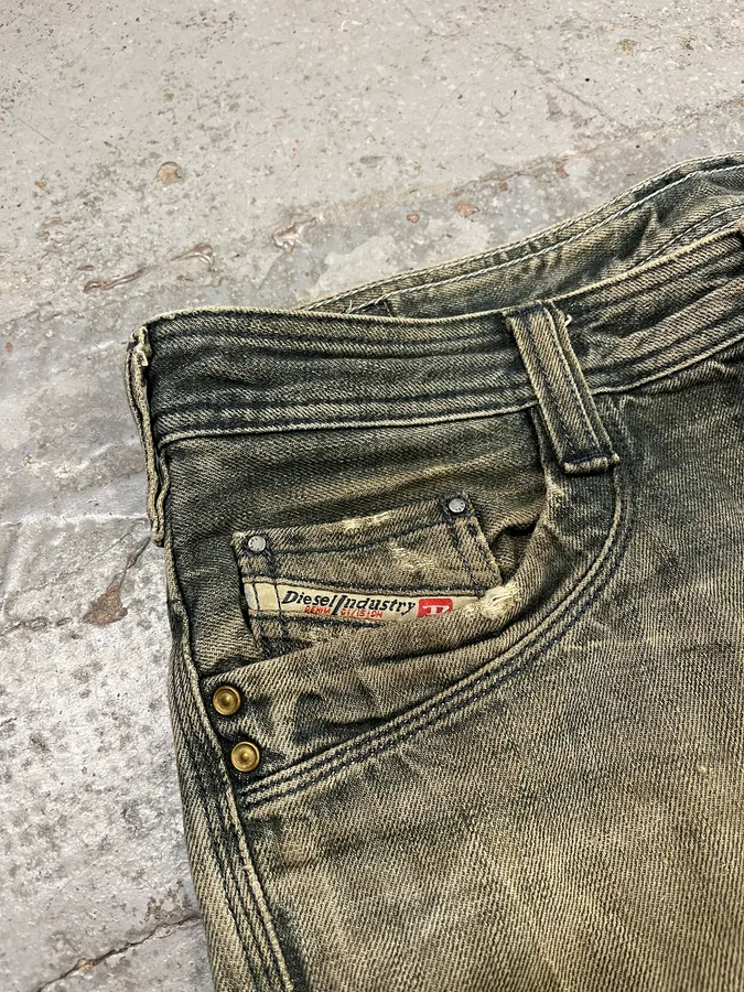 Diesel Blue Faded Rebel Denim Jeans - Image 8