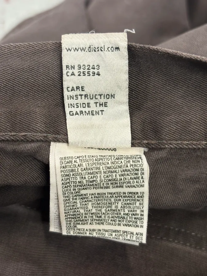 Diesel Brown Cozy Wide-Leg Pants - Image 10