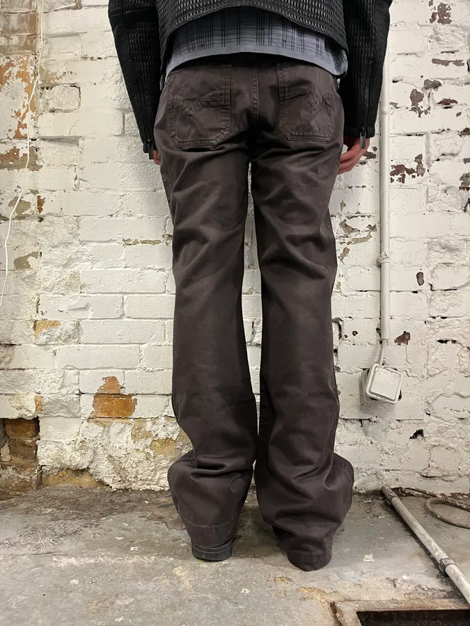 Diesel Brown Cozy Wide-Leg Pants - Image 3