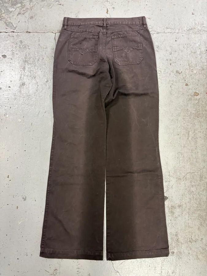 Diesel Brown Cozy Wide-Leg Pants - Image 6