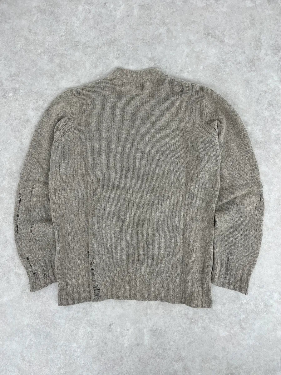 Diesel Destroyed Grey Sweater - Image 7
