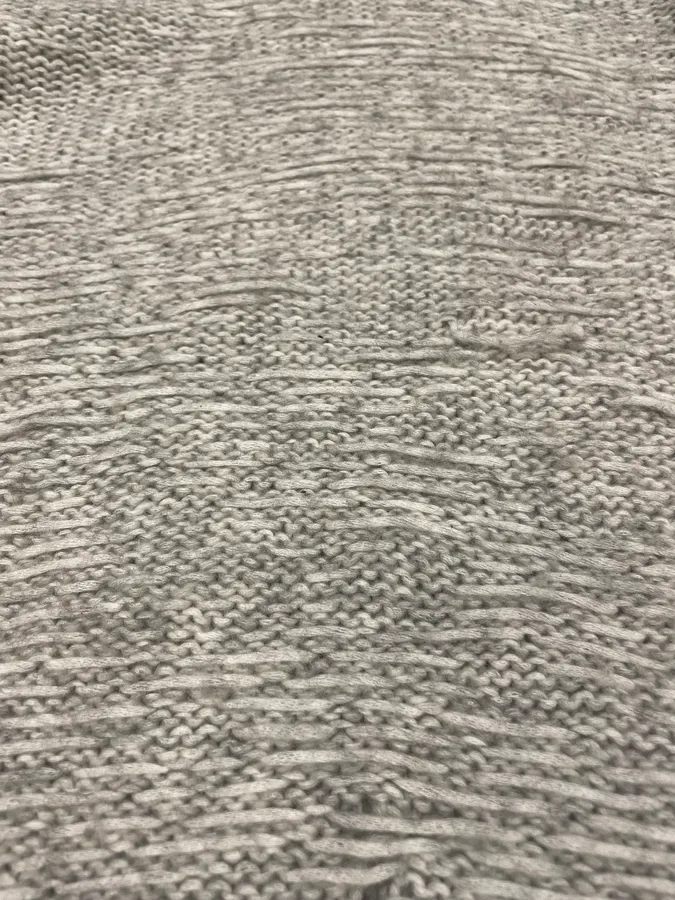 Diesel Distressed Grey Wool Sweater - Image 7
