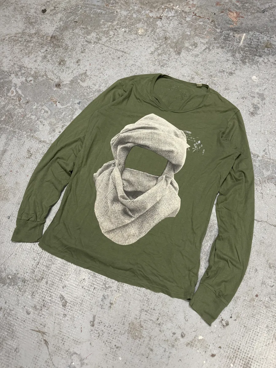 Diesel Green No Face Graphic Longsleeves - Image 3