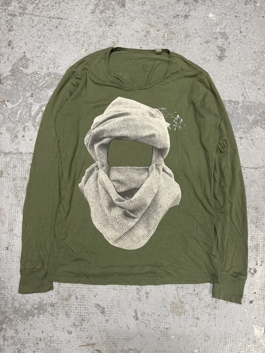 Diesel Green No Face Graphic Longsleeves - Image 5