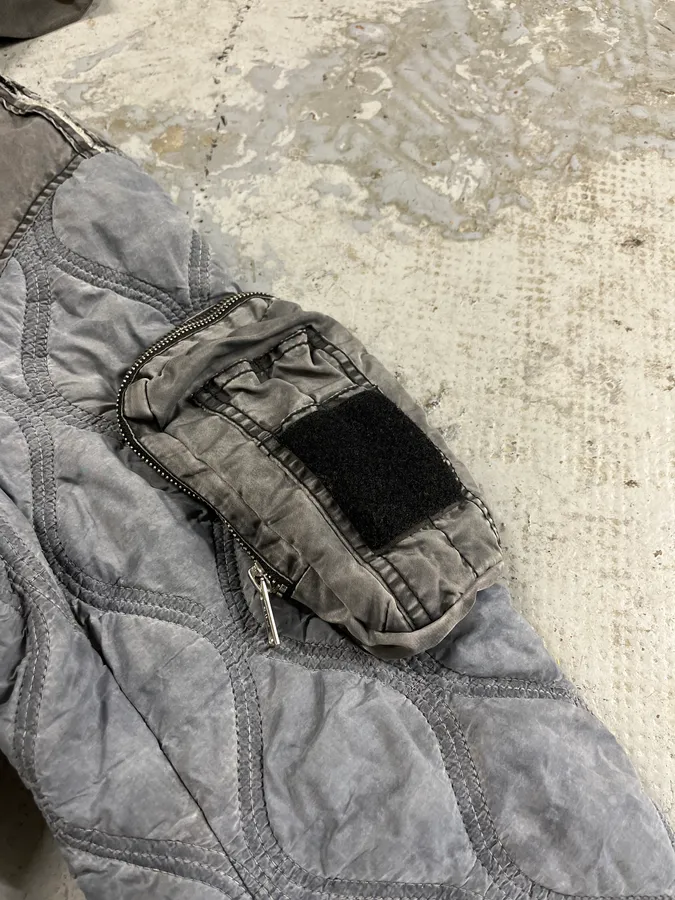 Diesel Grey Aero Modern Bomber Jacket - Image 7