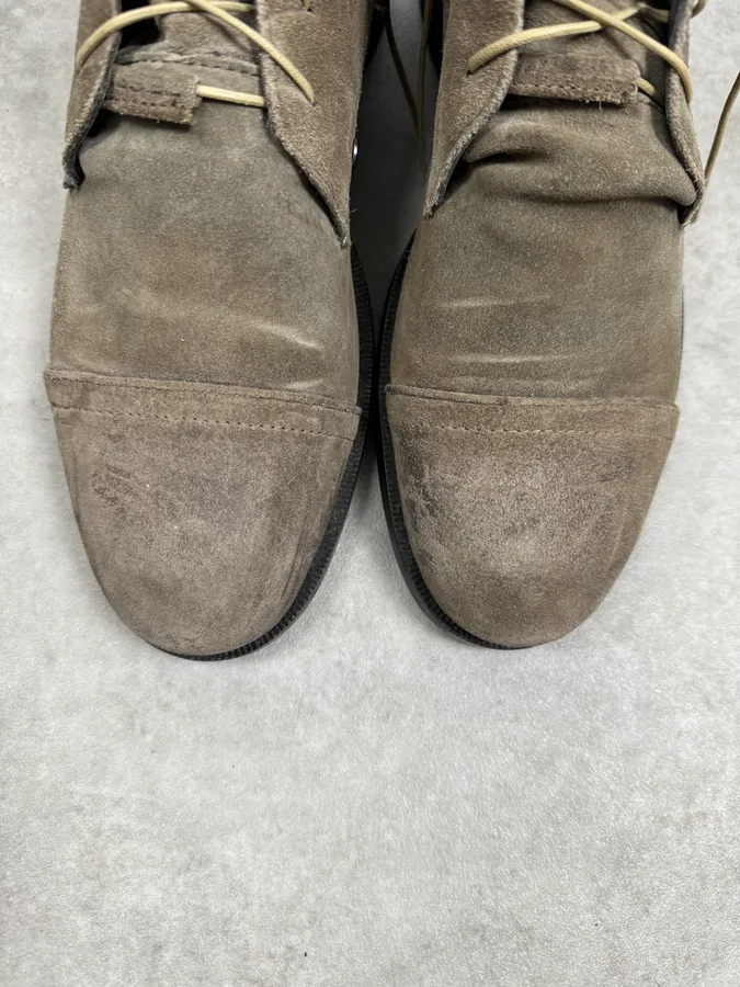Diesel Grey Camel Suede Leather Boots - Image 8