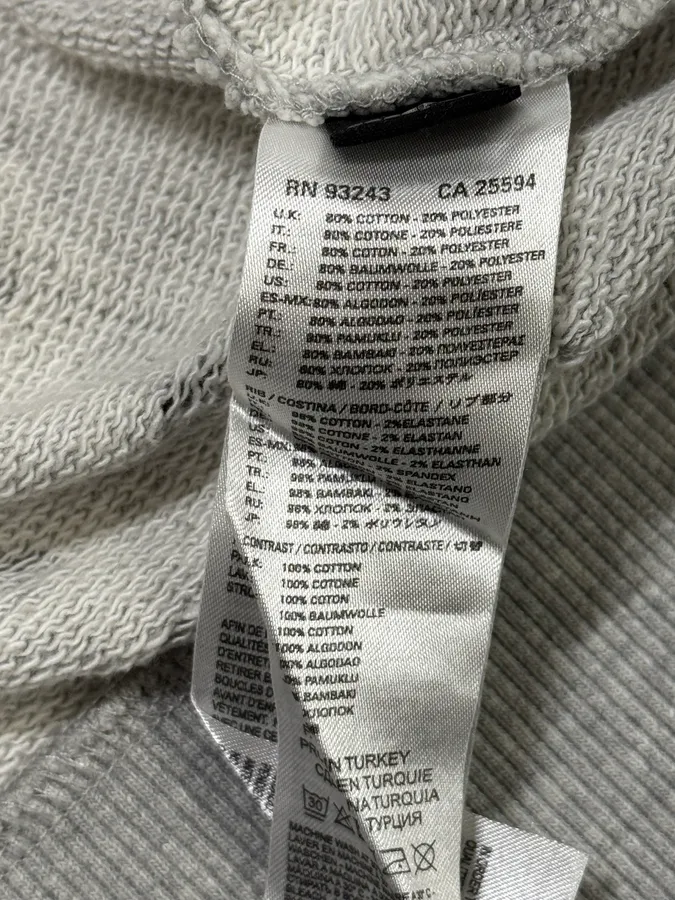 Diesel Grey Multiple Holes Zip-Up Hoodie - Image 11
