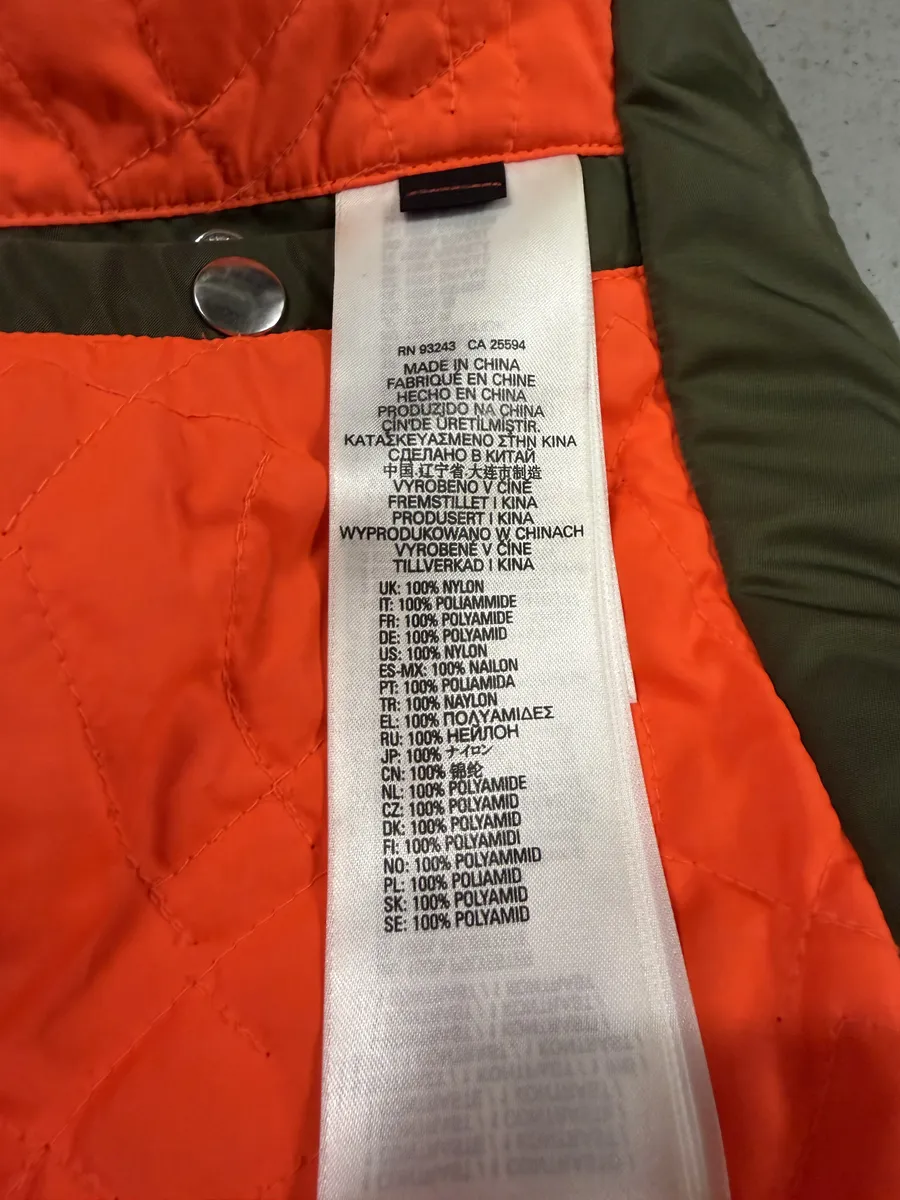 Diesel Khaki Camo Panel Bomber Jacket - Image 7