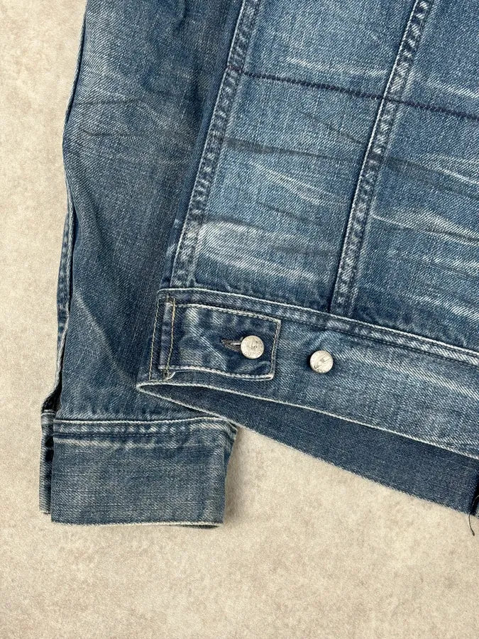 Diesel Light Blue Faded Denim Jacket - Image 10