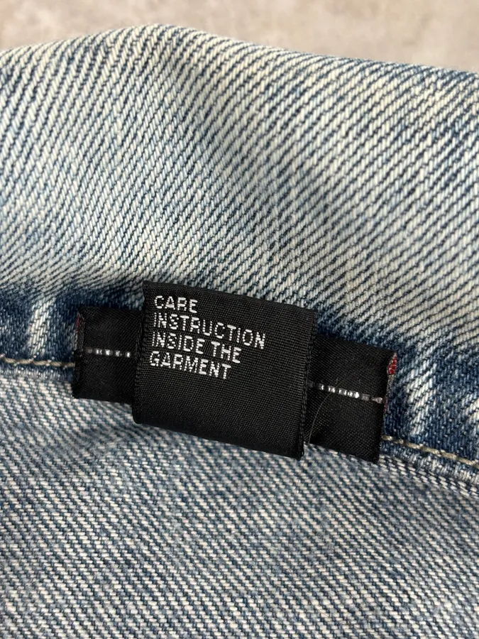 Diesel Light Blue Faded Denim Jacket - Image 12