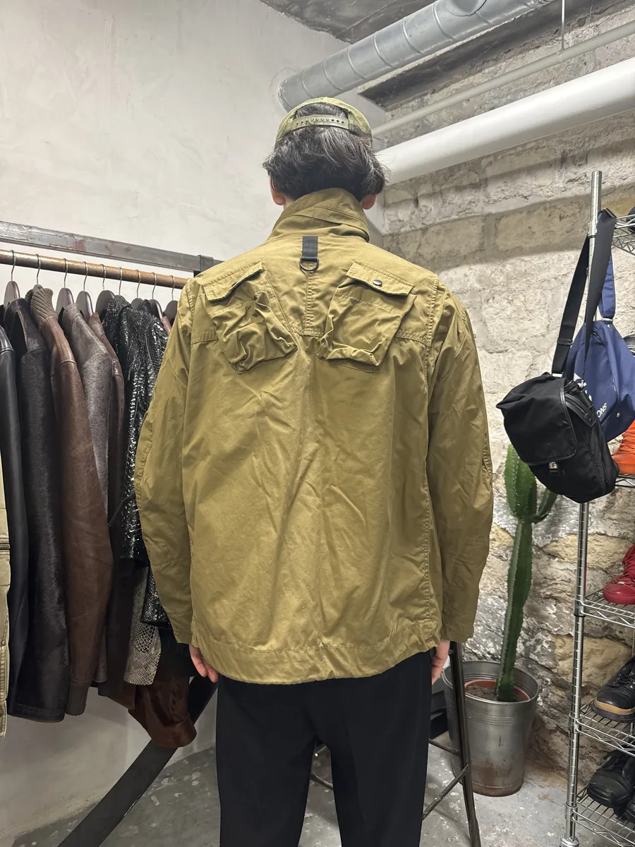 Diesel Multi Pockets Cargo Utility Beige Jacket - Image 3