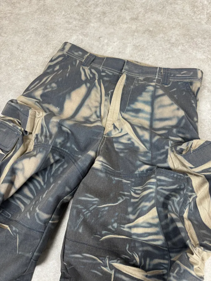 Diesel Navy Multi Pockets Contemporary Splash Cargo Pants - Image 6