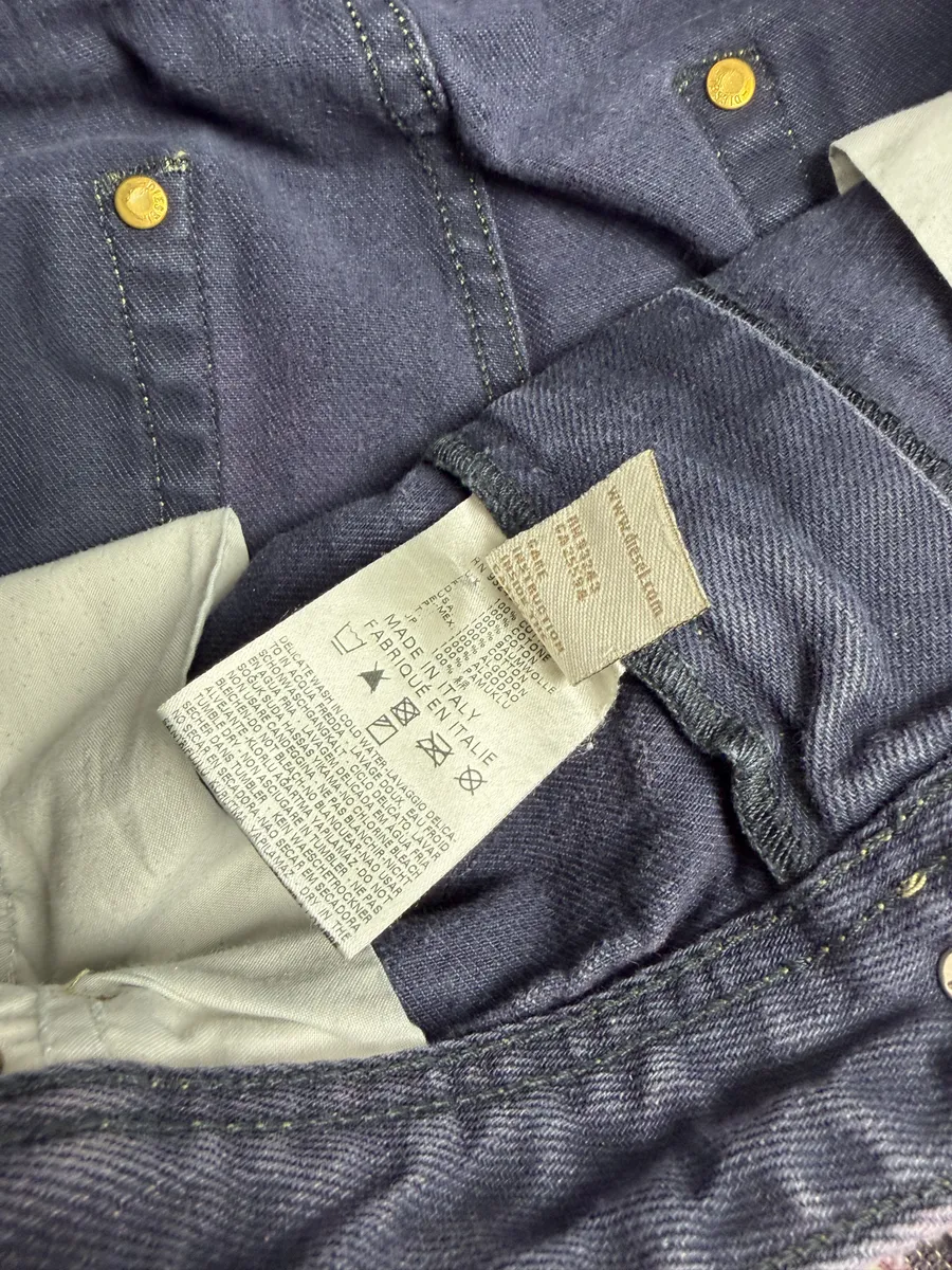 Diesel Slim Bleached Sunset Purple Denim Jeans - Image 11