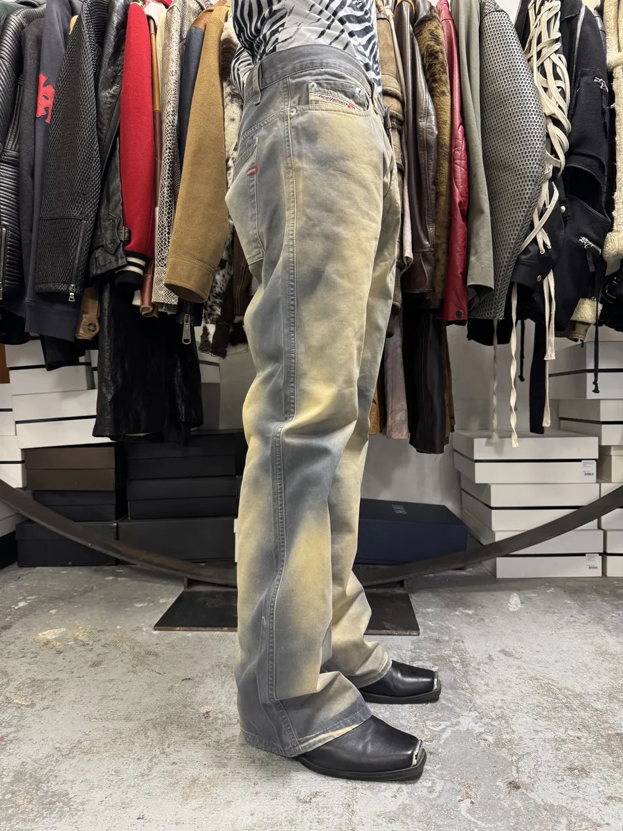 Diesel Two Tone Gradient Sand Pants - Image 4