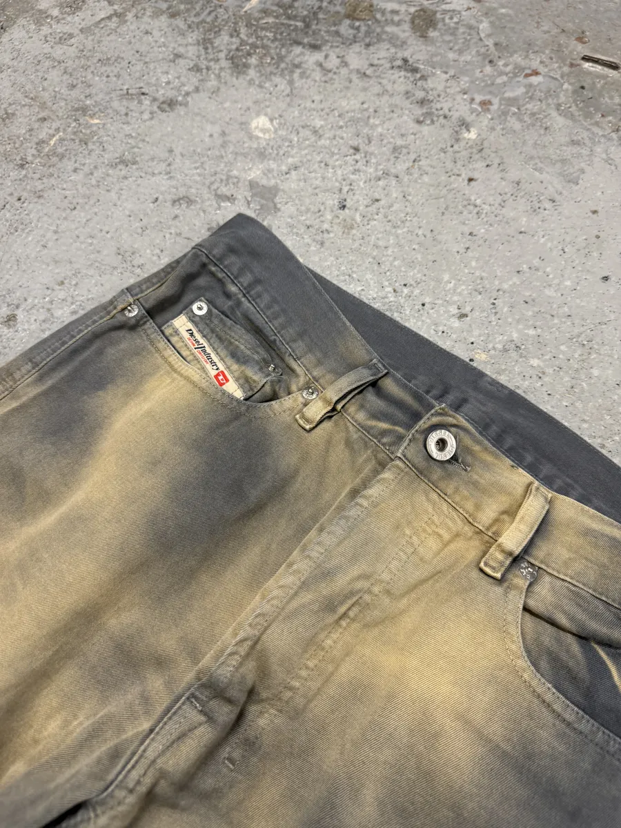 Diesel Two Tone Gradient Sand Pants - Image 9