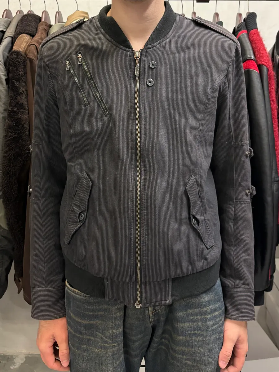 Diesel Utility Multi Zips Bomber Jacket - Image 2