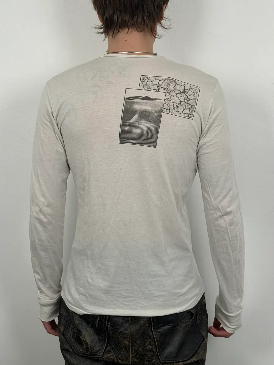 Diesel White Desert Abstract Arabic Longsleeves - Image 3