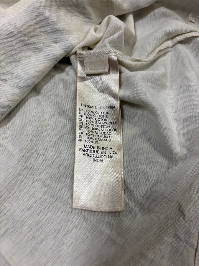Diesel White Zebra Skeleton T-Shirt - Image 10
