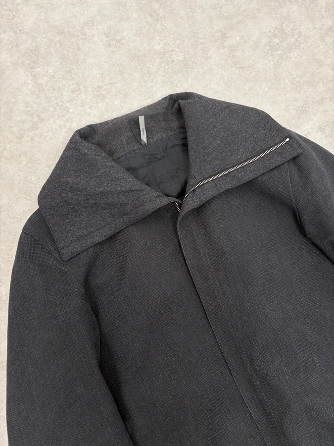 Dior Anthracite High Neck Bombers Jacket - Image 6