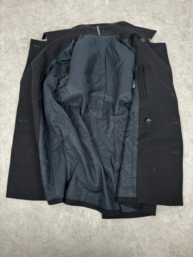 Dior Black Buttoned Wool Caban Jacket - Image 8