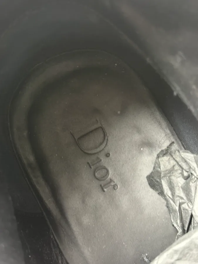 Dior Black Leather Buckle Strap Ankle Boots - Image 10