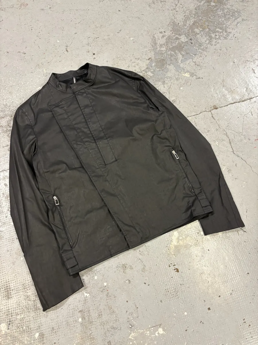 Dior Black Obscure Asymmetrical 2 Zips Jacket - Image 6