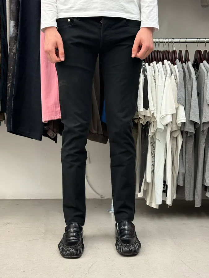Dior Black Signature Denim Jeans - Image 2