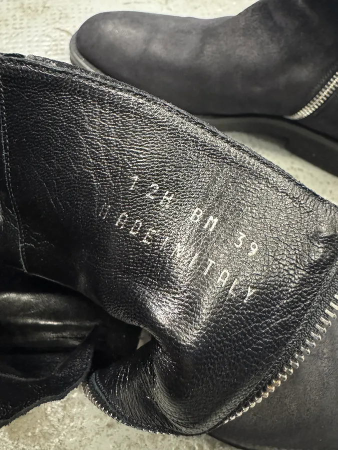 Dior Black Suede Leather Boots - Image 10