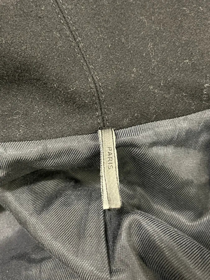 Dior Black Wool Duffle Coat Toggle Button - Image 10