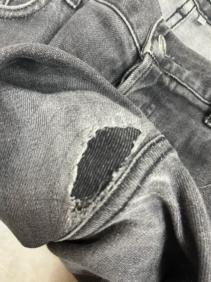 Dior Dark Grey Slim Denim Jeans - Image 13