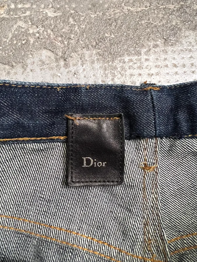 Dior Hedi Slimane Washed Denim Jeans - Image 6