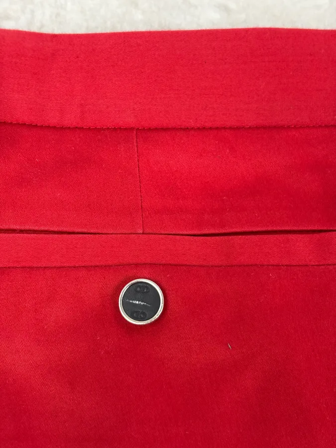 Dior Homme Red Classy Tailored Pants by Kris Van Assche - Image 9