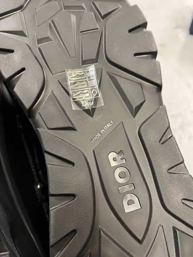 Dior Monogram Puffer Black & Navy Snow Boots - Image 11