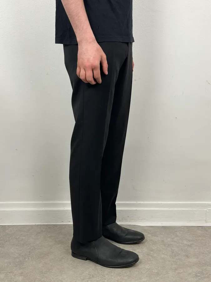 Dior Uniform Black Wool Classy Tailored Pants - Image 3