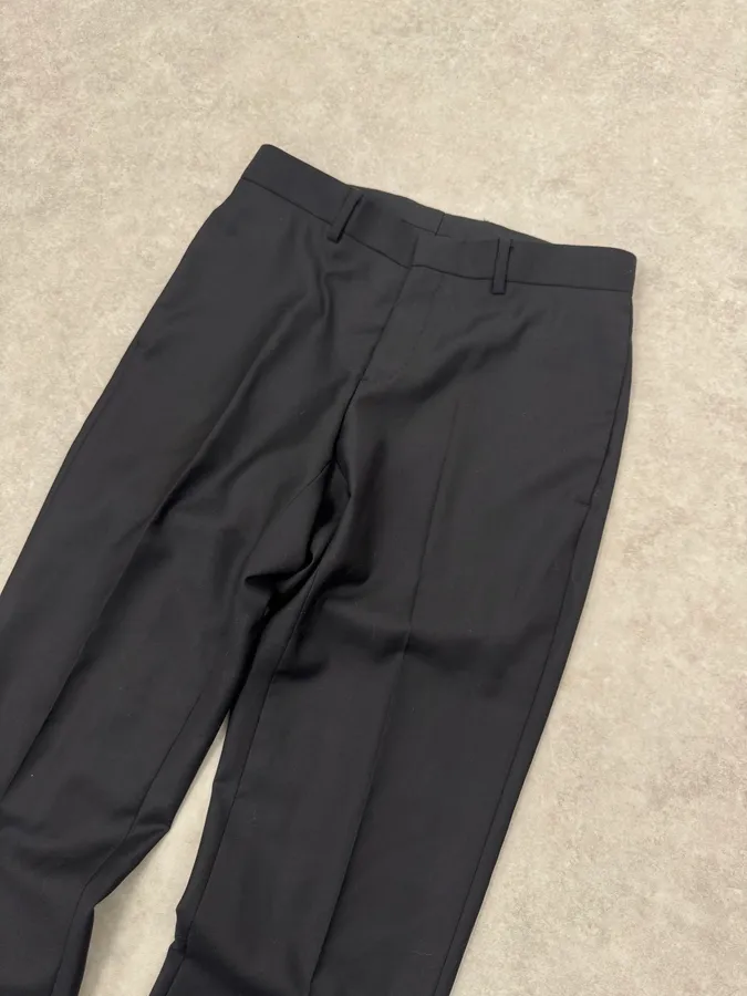 Dior Uniform Black Wool Classy Tailored Pants - Image 5